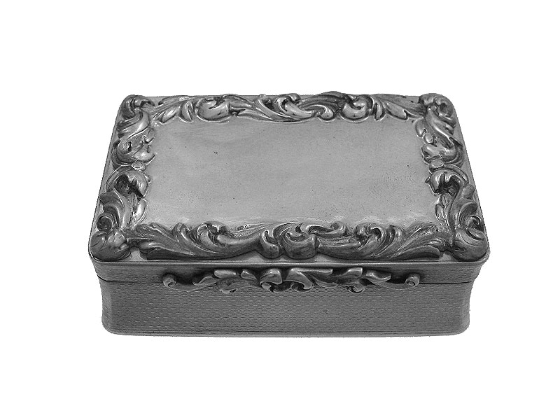 Antique Silver Snuff Box 1834